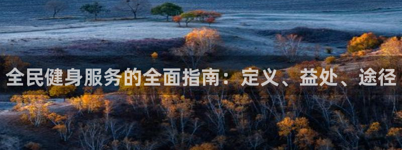尊龙内地：全民健身服务的全面指南：定义、益处、途径